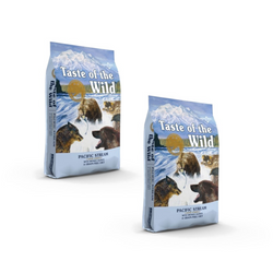 TASTE OF THE WILD Pacific Stream Canine Formula - sucha karma dla psa - 2x5,6 kg