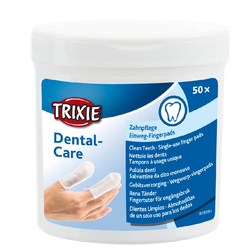 TRIXIE Dental-Care - Chusteczki czyszczące zęby - 50 sztuk
