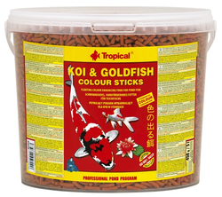 TROPICAL Koi & Goldfish Colour Sticks - pokarm dla ryb hodowanych w stawkach - 430g