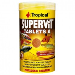 TROPICAL Supervit Tablets A - pokarm dla rybek - 150g