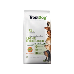 TROPIDOG Light Sterilised Adult - sucha karma dla psa - 12 kg