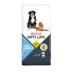 VERSELE LAGA Opti Life Adult Light Medium & Maxi - karma z kurczakiem dla otyłych psów ras średnich i dużych 12,5kg