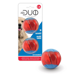 Zeus Duo Ball z dźwiękiem/piszczące - piłki dla psa - 6,3 cm 2szt