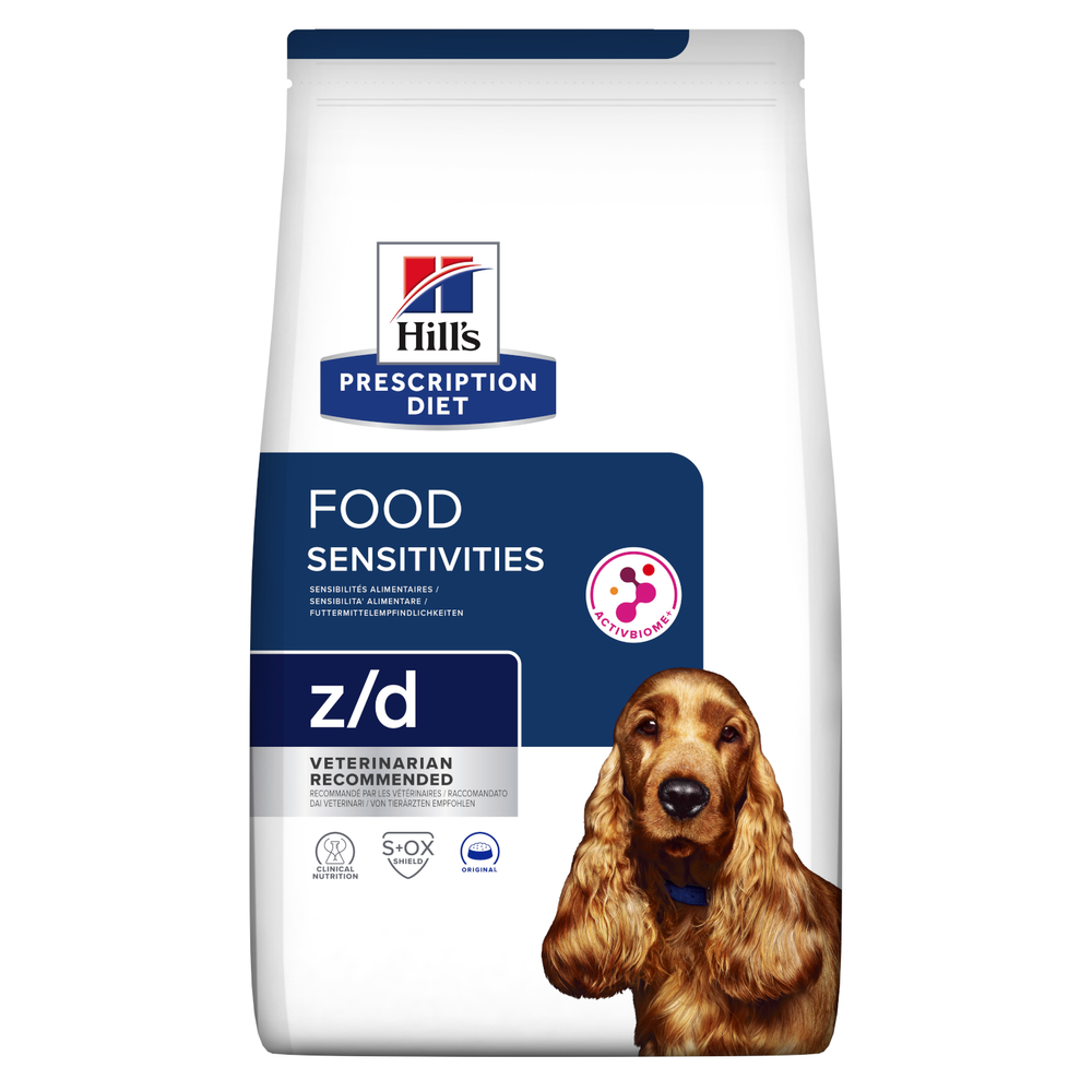 HILL'S Prescription Diet Food Sensitivities z/d Canine - sucha karma dla psa z alergią i nadwrażliwością pokarmową - 3 kg
