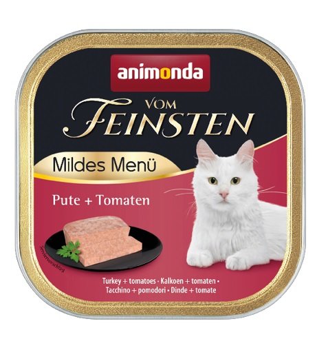 ANIMONDA Vom Feinsten Kastrierte Katzen indyk z pomidorami - mokra karma dla kota - 100g