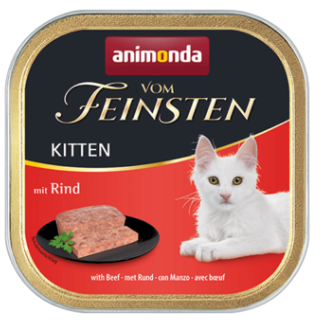 ANIMONDA Vom Feinsten Kitten smak: wołowina 100g