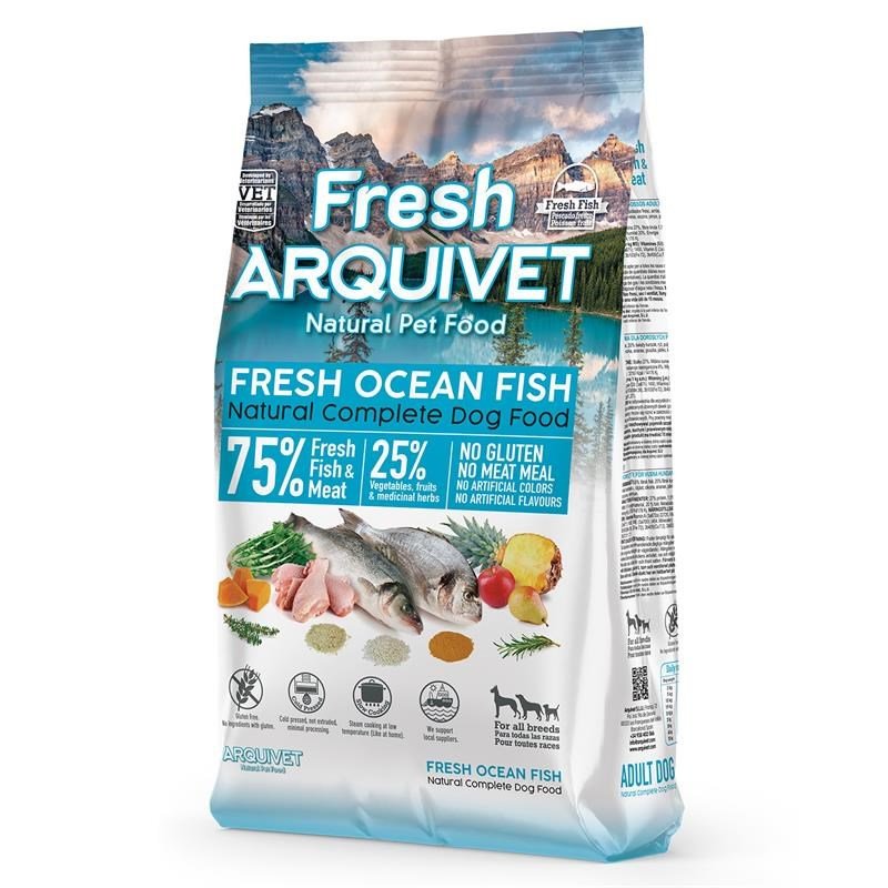 ARQUIVET Fresh Ryba Oceaniczna - półwilgotna karma dla psa - 2,5 kg