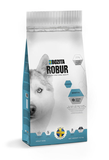 BOZITA Robur Sensitive Grain Free Reindeer - monobiałkowa karma dla psa - 14kg