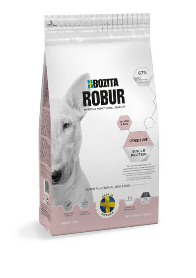 BOZITA Robur Sensitive Single Protein Salmon - monobiałkowa karma dla psa - 950g