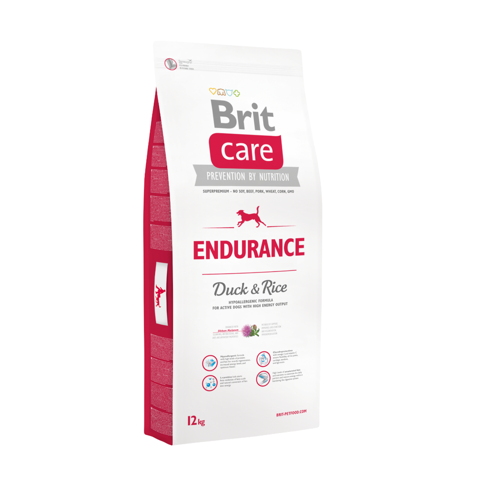 BRIT Care Endurance Duck & Rice - sucha karma z kaczką i ryżem dla psów dorosłych aktywnych - 12 kg