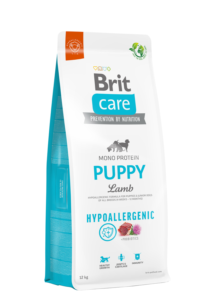 BRIT Care Hypoallergenic Puppy Lamb - sucha karma dla szczeniąt - 12 kg