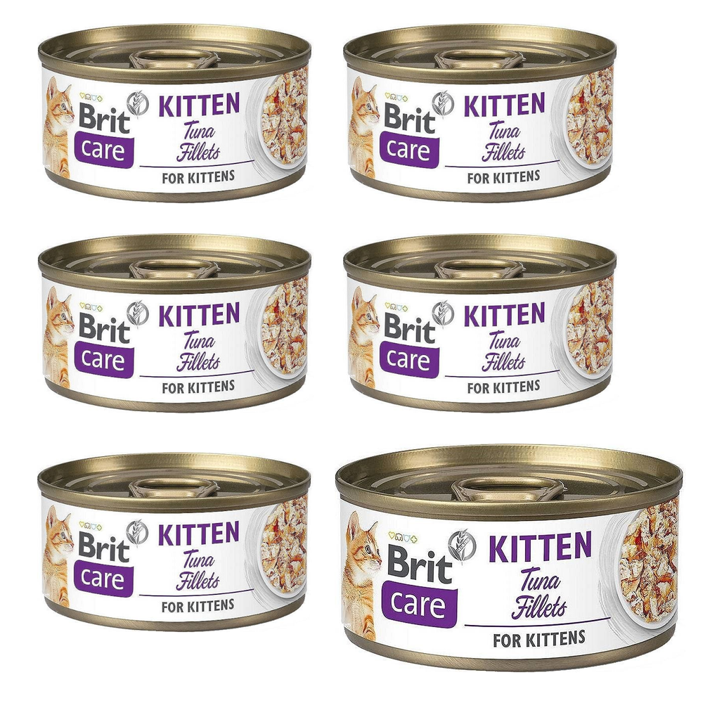 BRIT Care Kitten Tuna Fillets - mokra karma dla kota - 6x70 g