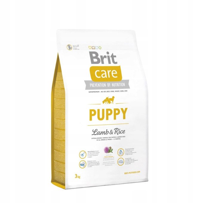 BRIT Care Puppy Lamb & Rice - sucha karma z jagnięciną i ryżem dla szczeniąt - 3 kg