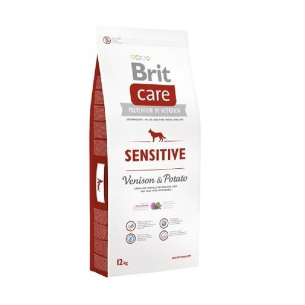 BRIT Care Sensitive Venison & Potato - sucha karma z dziczyzną i ziemniakami dla psa - 12 kg