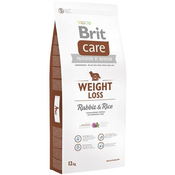 BRIT Care Weight Loss Rabbit & Rice - sucha karma dla psów dorosłych z nadwagą - 12 kg