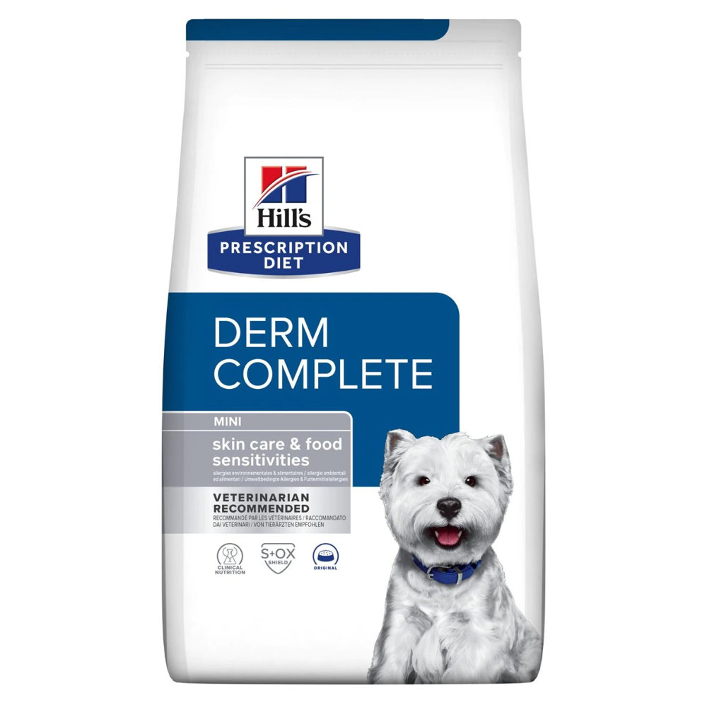 HILL'S Prescription Diet Derm Complete Mini Canine - sucha karma dla psa - 1 kg