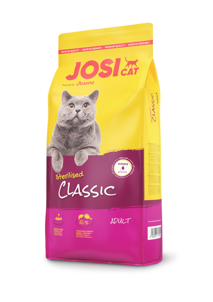 JOSERA JosiCat Classic Sterilised - karma dla kotów sterylizowanych - 18kg