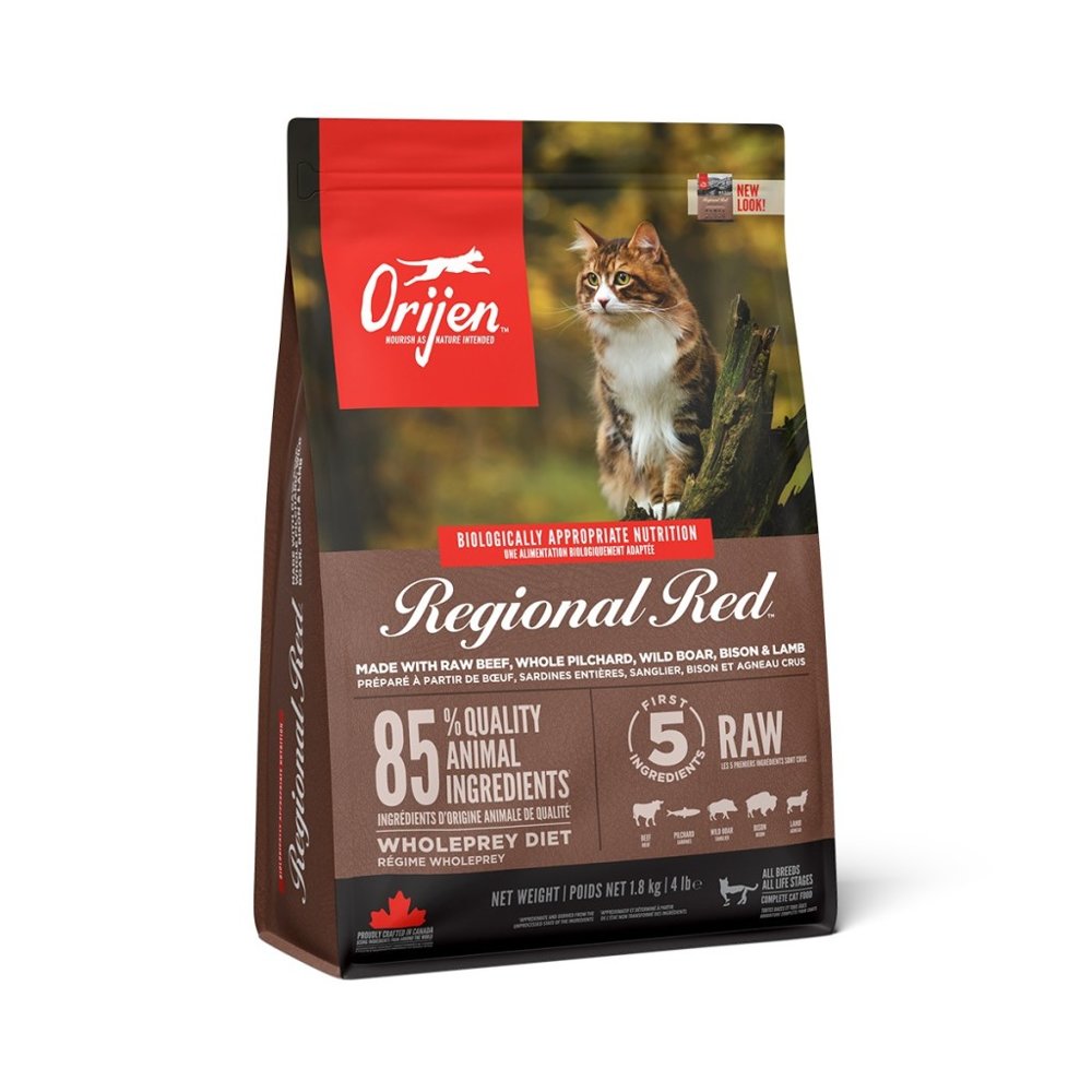 ORIJEN Cat Regional Red - sucha karma dla kota - 1,8kg