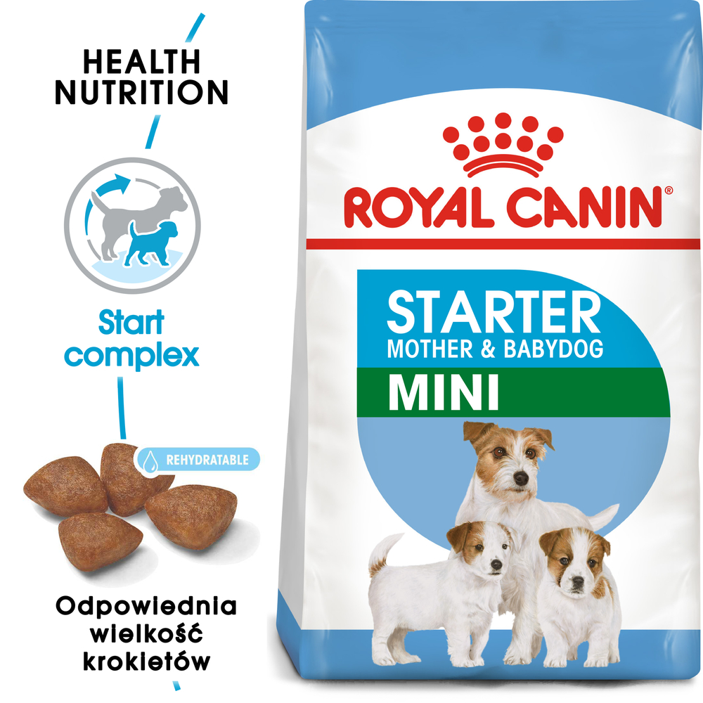 Royal Canin SHN Mini Starter Mother & Babydog - sucha karma dla szczeniąt - 8 kg