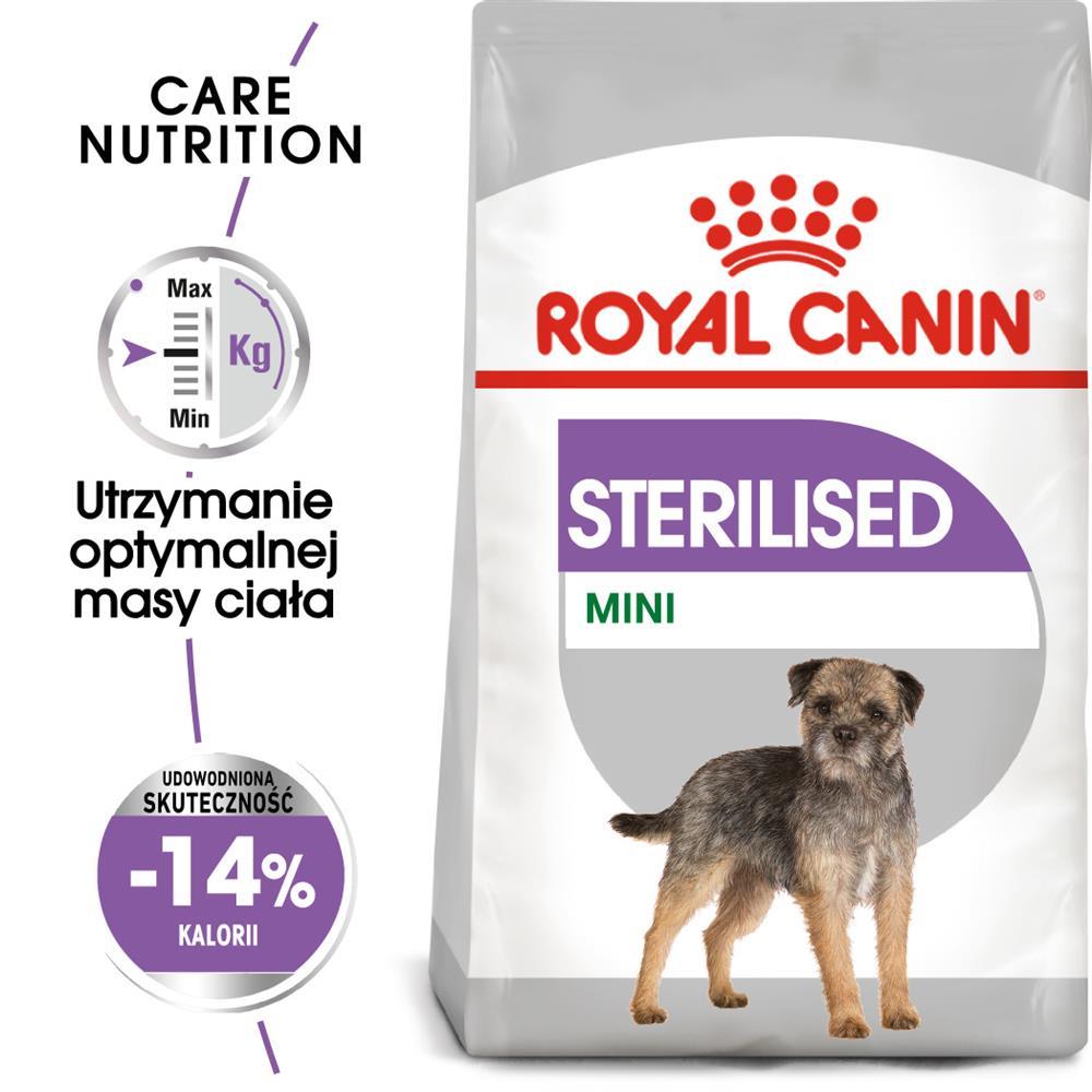 Royal Canin CCN MINI STERILISED - sucha karma dla psa dorosłego - 8kg