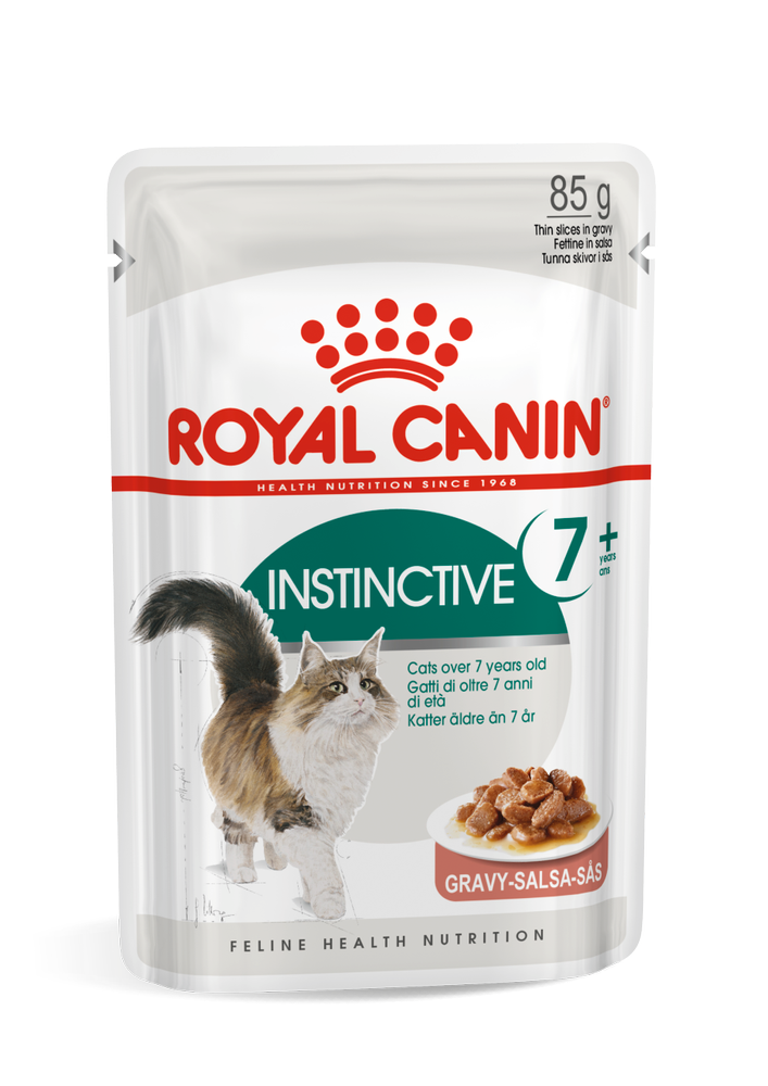 Royal Canin FHN Instinctive 7+ w sosie - mokra karma dla kota dorosłego - 12x85g