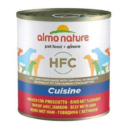 ALMO NATURE HFC Cuisine Veal with ham - cielęcina z szynką, mokra karma dla psa - puszka 290g