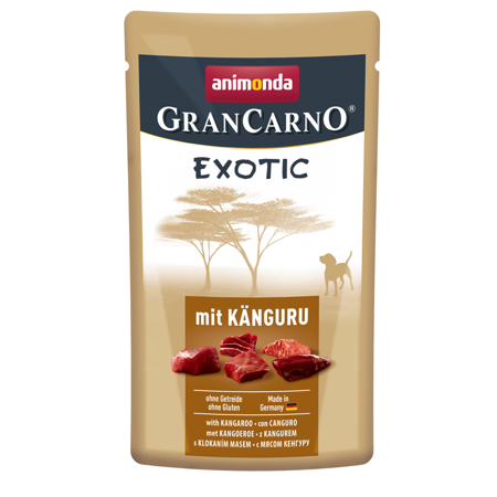 ANIMONDA Grancarno Exotic kangur - mokra karma dla psa - 125g