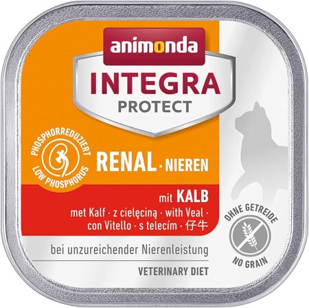 ANIMONDA Integra Protect Adult Renal Nieren Cielęcina - mokra karma dla kota - 100 g 