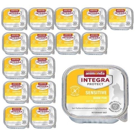 ANIMONDA Integra Protect Sensitive kurczak - mokra karma dla kota - 16x100 g