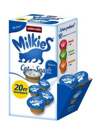 ANIMONDA Mega Packaging Milkies Active - przysmak dla kota - 20x15g