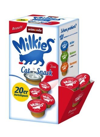 ANIMONDA Mega Packaging Milkies Beauty - przysmak dla kota - 20x15g