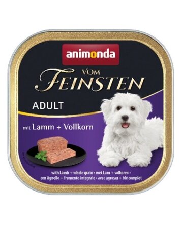 ANIMONDA Vom Feinsten Adult jagnięcina i pełne ziarno - mokra karma dla psa - 150 g