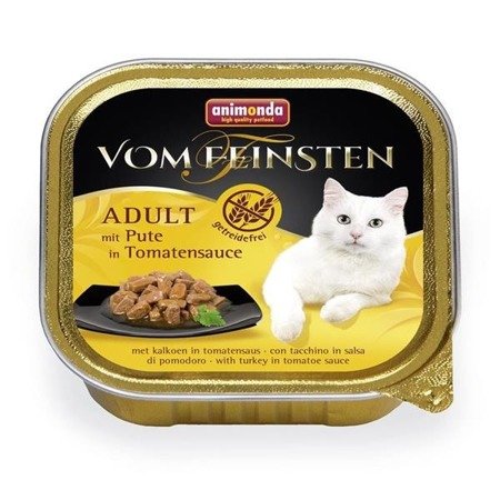ANIMONDA Vom Feinsten Classic Cat indyk w pomidorowym sosie - mokra karma dla kota - 100g