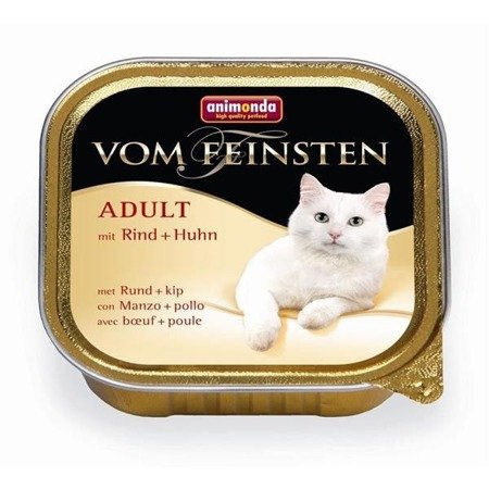 ANIMONDA Vom Feinsten Classic Cat wołowina i kurczak - mokra karma dla kota - 100g