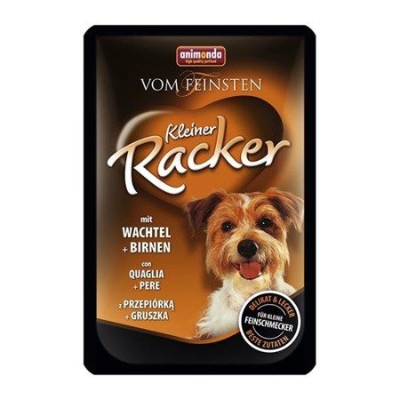 ANIMONDA Vom Feinsten Kleiner Racker przepiórka z gruszką - mokra karma dla psa - 85g