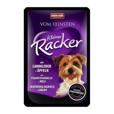 ANIMONDA Vom Feinsten Kleiner Racker wątroba jagnięca z jabłkiem - mokra karma dla psa - 85g