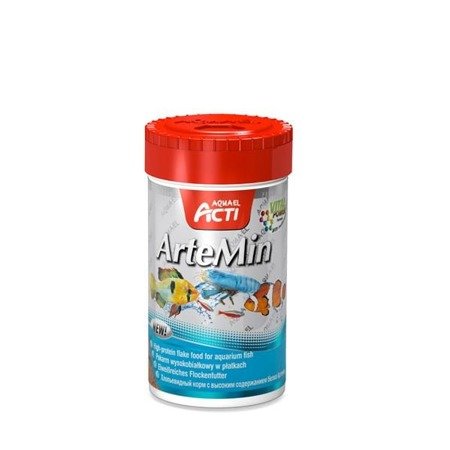 AQUAEL Acti ArteMin - pokarm płatkowany na bazie artemii dla ryb słodkowodnych i morskich 10g