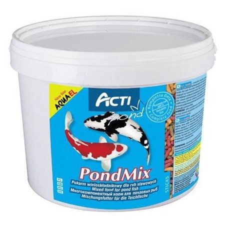 AQUAEL Acti Pond Mix - pokarm wieloskładnikowy dla ryb stawowych 11l