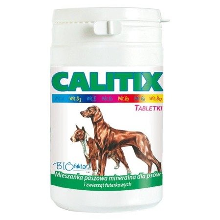 BIOFAKTOR Calitix - preparat witaminowo - mineralny dla psów 150tab.