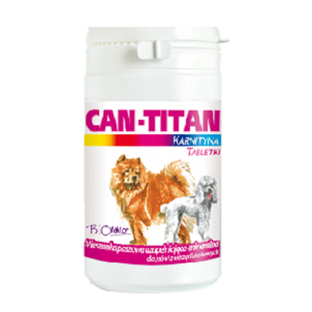 BIOFAKTOR Can-Titan - preparat witaminowo - energetyczny dla psów 150tab.