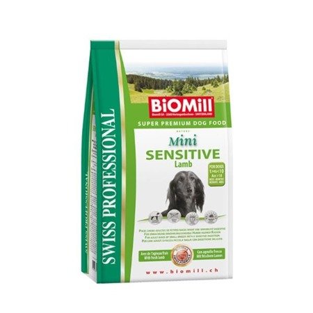 BIOMILL Swiss Professional Mini Sensitive lamb & rice 3kg