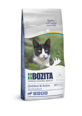 BOZITA Feline Outdoor & Active - sucha karma dla kotów wychodzących - 2kg