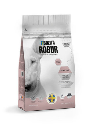BOZITA Robur Sensitive Single Protein Salmon - monobiałkowa karma dla psa - 3kg