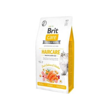 Brit Care Cat Grain Free Haircare Healthy & Shiny Coat - karma dla kotów - 7 kg