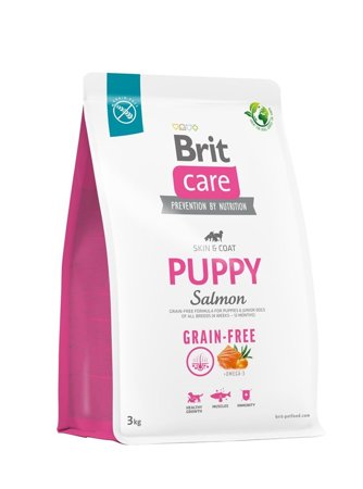 Brit Care Grain-Free Puppy Salmon – sucha karma dla szczeniąt - 3 kg