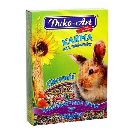 DAKO-ART Chrumiś - pełnowartościowy pokarm dla królików 1kg