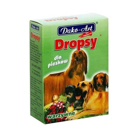 DAKO-ART Dropsy warzywne dla psów 75g