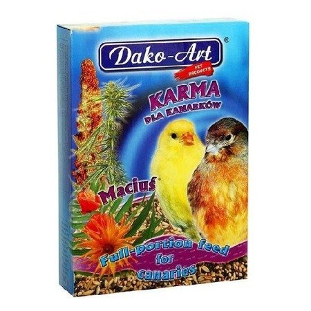 DAKO-ART Maciuś - Pełnowartościowy pokarm dla kanarków 1kg