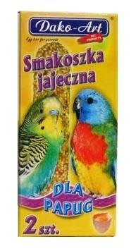 DAKO-ART Smakoszka - kolby jajeczne dla papug falistych 2szt.