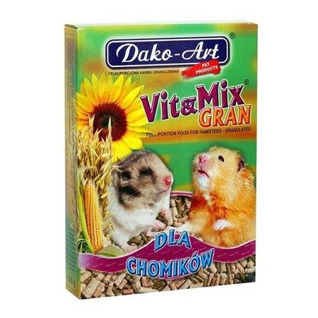 DAKO-ART Vit&Mix Gran - pokarm granulowany dla chomików 500g